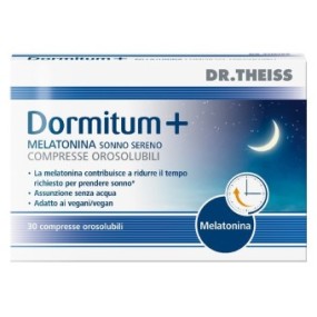 Theiss dormitum + melatonina sonno sereno 30 compresse orosolubili