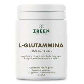 Zreen l-glutammina polvere 150 g