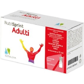 Nutrisprint adulti integratore alimentare 10 flaconcini da 10 ml nutrileya