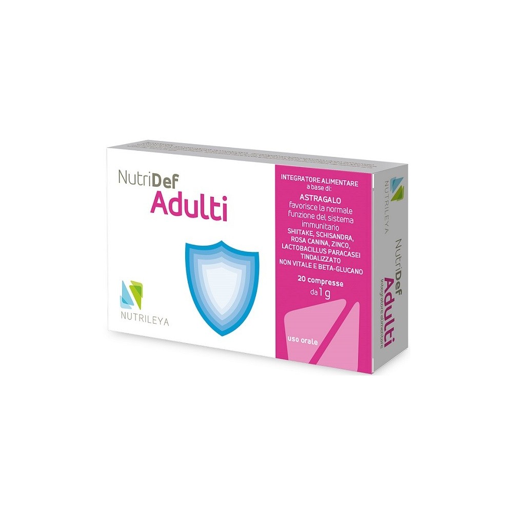 Nutridef adulti integratore alimentare 20 compresse nutrileya