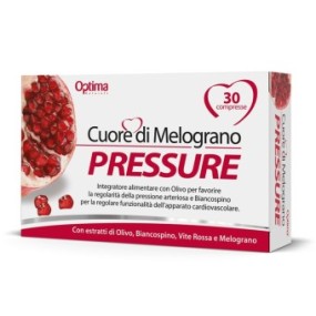 Cuore di melograno pressure 30 compresse optima naturals