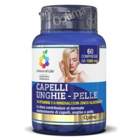 Colours of life capelli unghie pelle 60 compresse 1000 mg