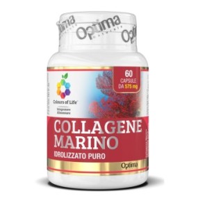Collagene marino idrolizzato 60 capsule optima naturals