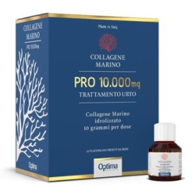 Collagene marino pro 10.000 mg 12 flaconi da 50 ml optima naturals