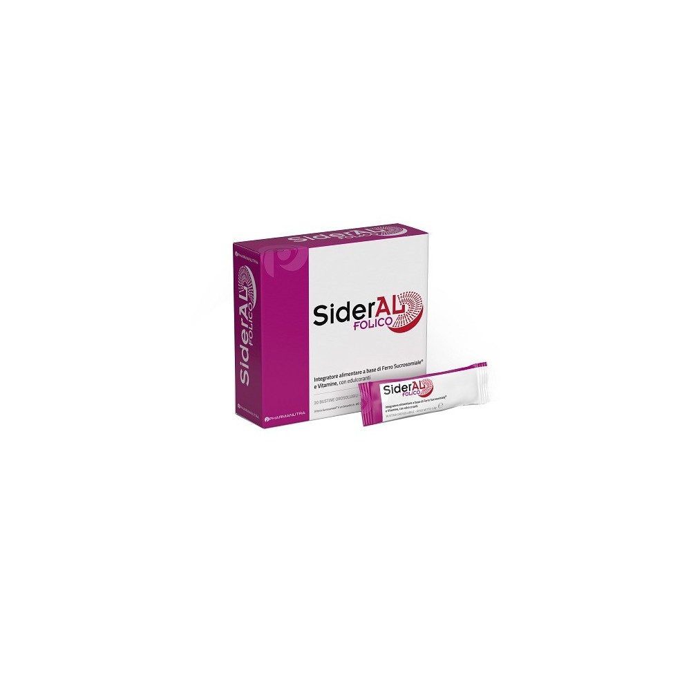 Sideral Folico 30 mg - Integratore con 20 Bustine Orosolubili