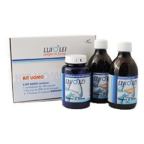 Lui o lei uomo 120 capsule + 2 confezioni liquido 300 ml