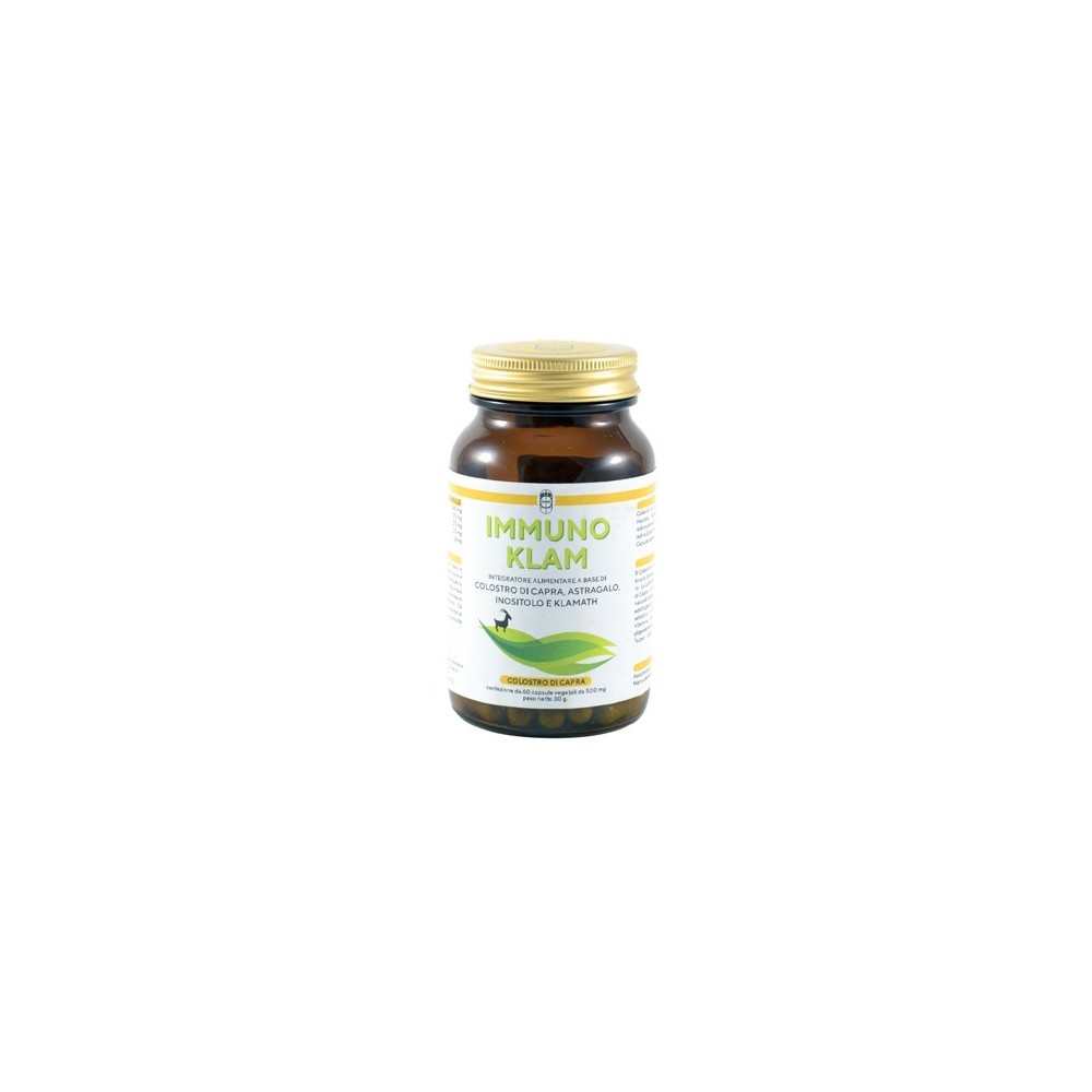 Immuno klam colostro di capra klamath 60 capsule vegetali