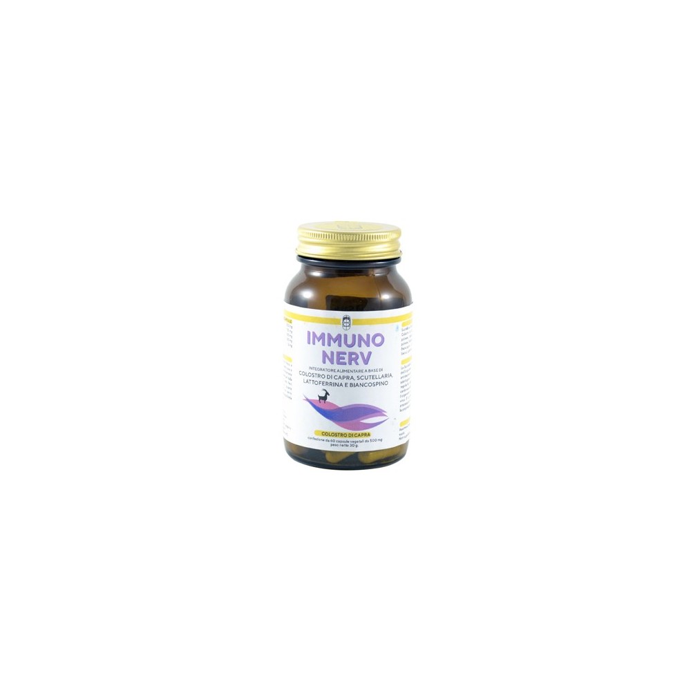 Immuno nerv colostro di capra sistema nervoso 60 capsule vegetali