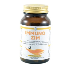 Immuno zim colostro di capra enzimi 60 capsule vegetali