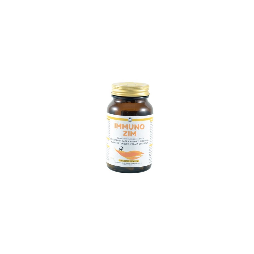 Immuno zim colostro di capra enzimi 60 capsule vegetali