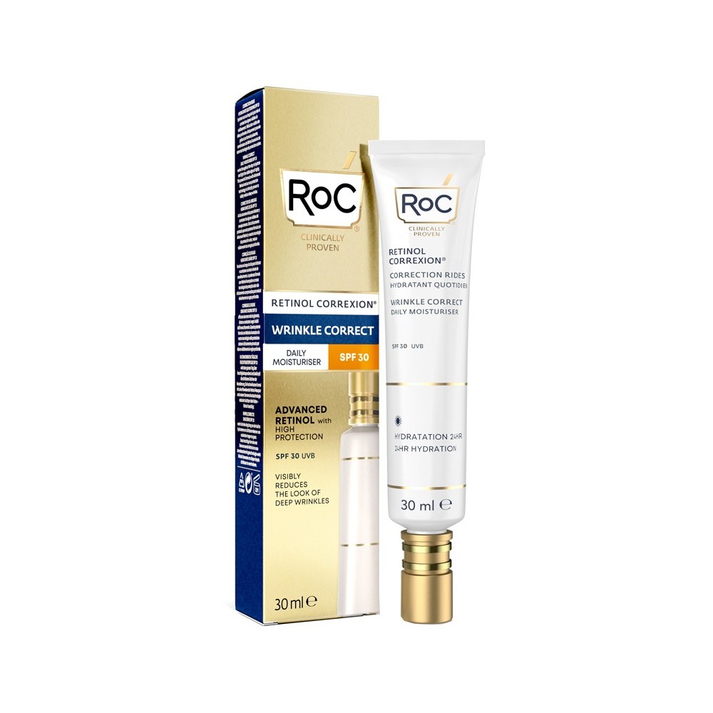 Roc retinol correxion wrinkle correct daily moisturiser spf30 30 ml