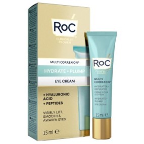 Roc multi correxion hydrate+ plump crema occhi 15 ml
