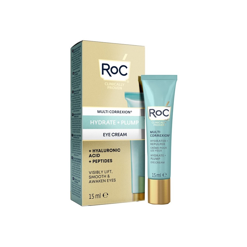 Roc multi correxion hydrate+ plump crema occhi 15 ml