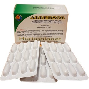 Allersol 33g 60 capsule blister herboplanet integratore alimentare