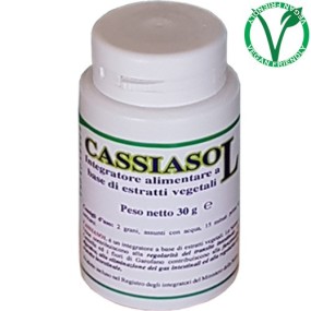 Cassiasol 31,5 g 100 compresse herboplanet integratore alimentare