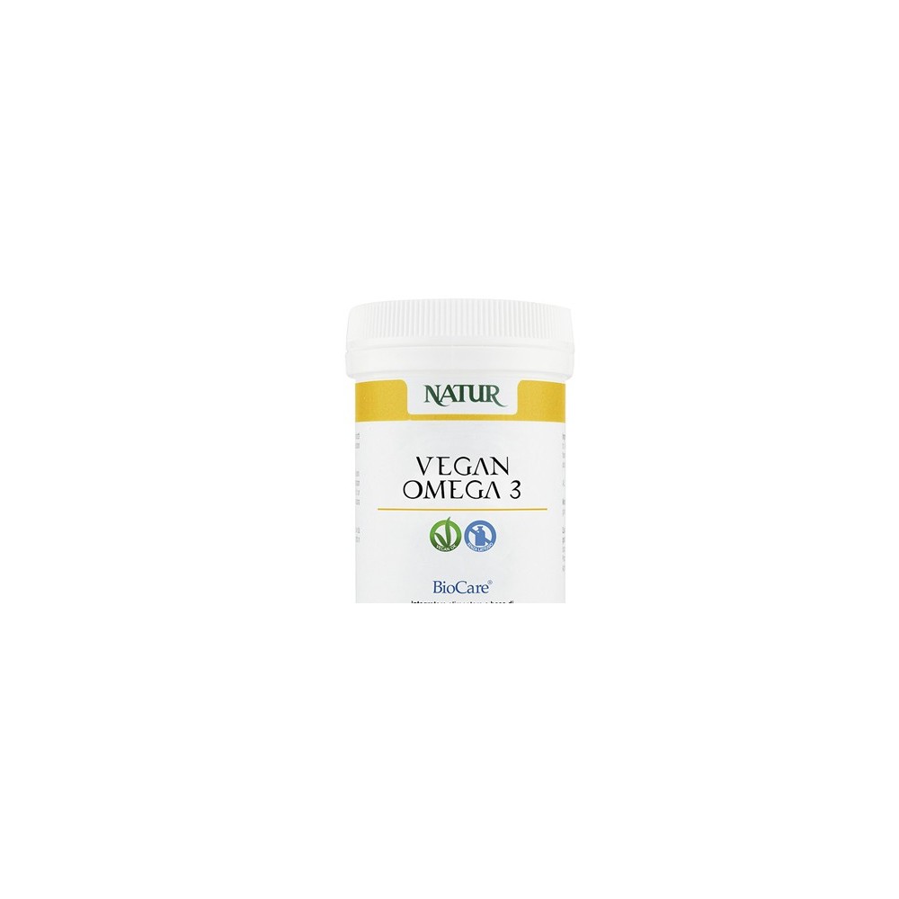 Natur vegan omega 3 30 capsule vegetali integratore alimentare