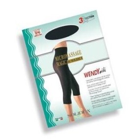 Wendy midi tutore post-liposuzione nero 4xl