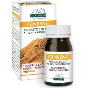 Ginseng estratto titolato integratore alimentare 60 pastiglie dr. giorgini