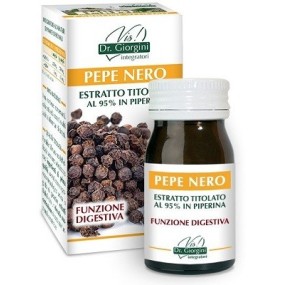 Pepe nero estratto titolato integratore alimentare 60 pastiglie dr. giorgini