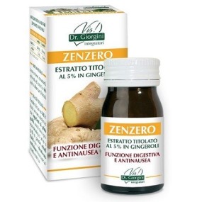 Zenzero estratto titolato integratore alimentare 60 pastiglie dr. giorgini