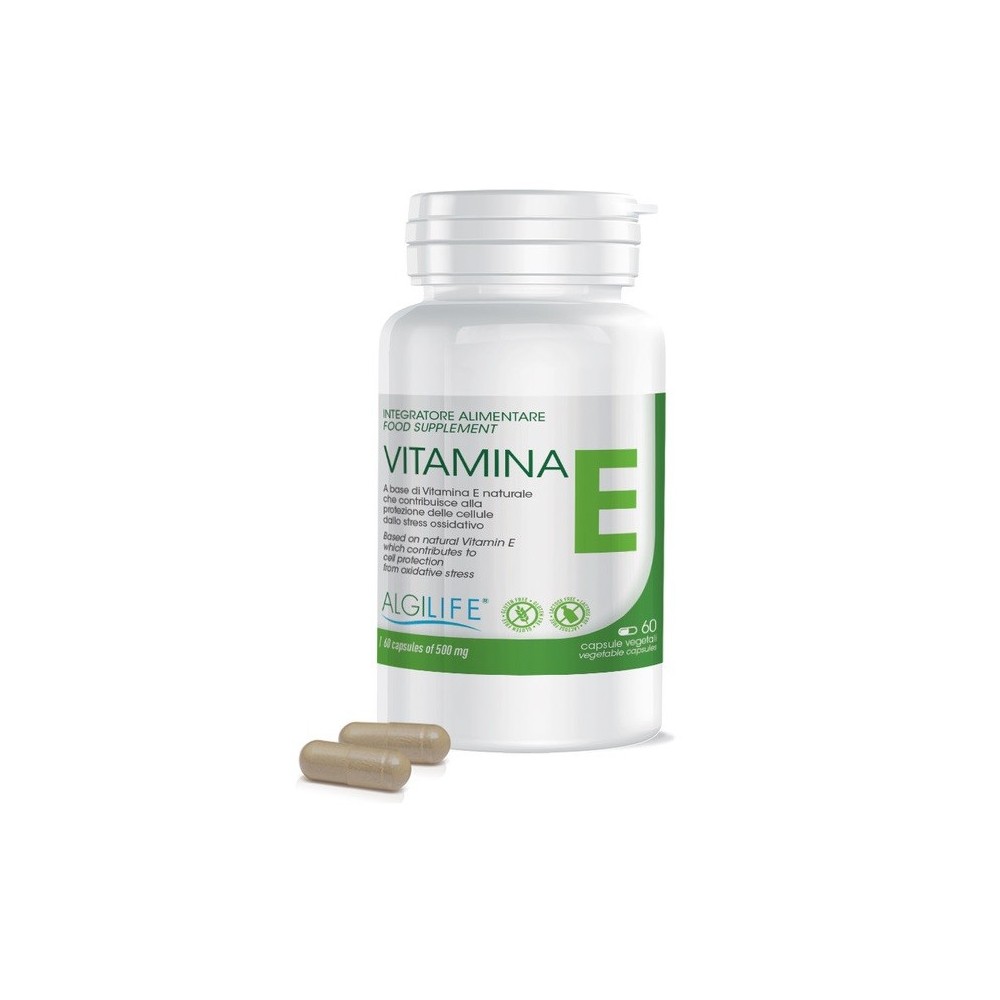Vitamina e integratore alimentare 60 capsule algilife