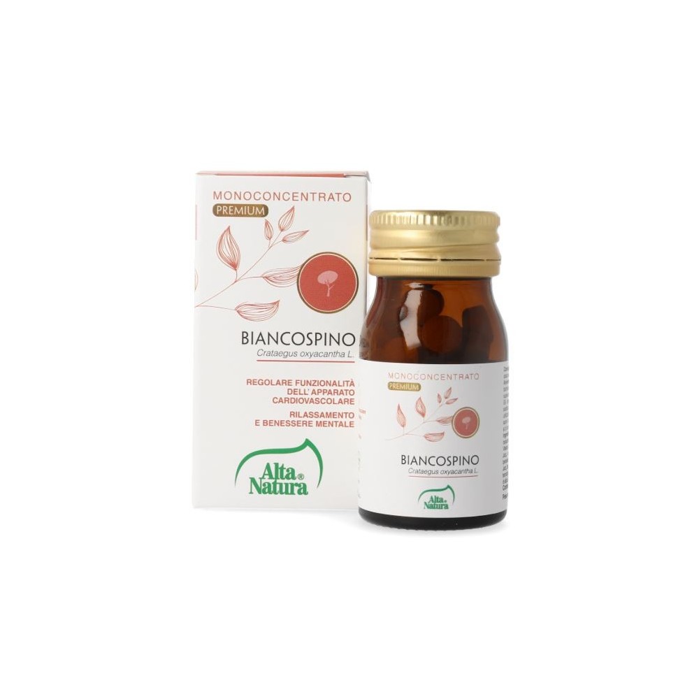 Biancospino 60 cpr da 500 mg integratore alimentare alta natura