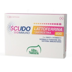 Scudo bioimmuno: lattoferrina + quercetina 1040 mg - 30 cpr alta natura