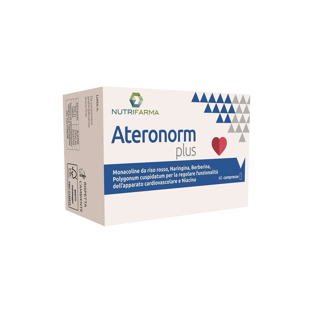 Ateronorm plus integratore alimentare 60 capsule aqua viva