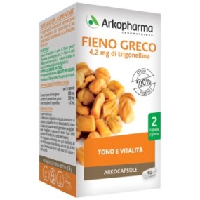 Arkocapsule fieno greco integratore alimentare 40 capsule arkopharma