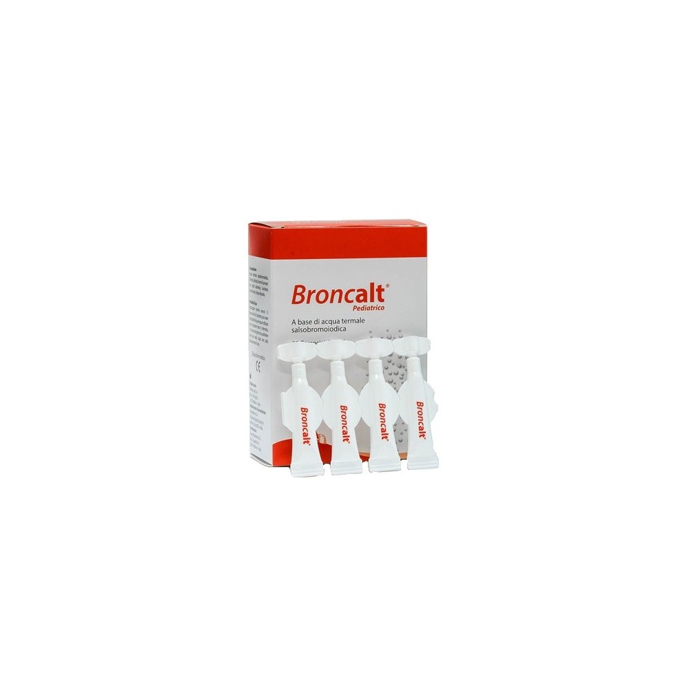 Broncalt strip pediatrico soluzione irrigazione nasale 20 flaconcini da 2 ml
