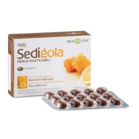 Apix propoli sedigola perle masticabili 30perle bios line integratore alimentare