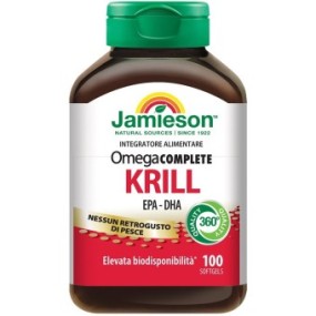 Omega complete pure krill oil integratore alimentare 100 softgels biovita