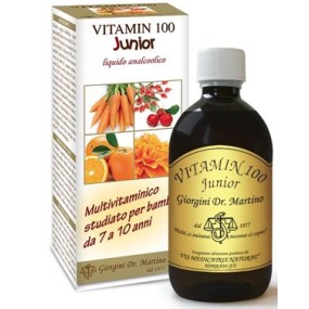 Vitamin 100 junior liquido analcoolico 500 ml dr. giorgini