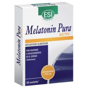 Melatonin pura activ integratore alimentare 30 ovalette esi