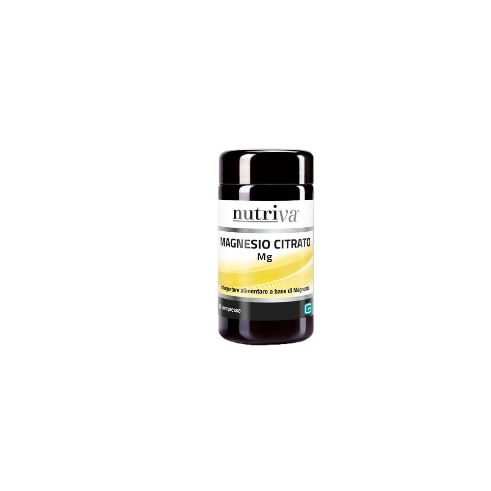 Nutriva magnesio citrato integratore 50 compresse cabassi e giuriati