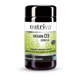 Nutriva Vegan D3 - 60 Compresse Masticabili