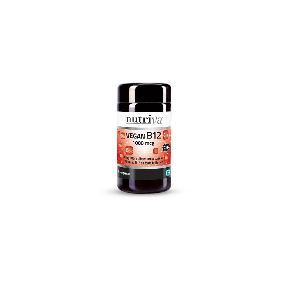 Nutriva vegan b12 integratore 60 compresse cabassi e giuriati