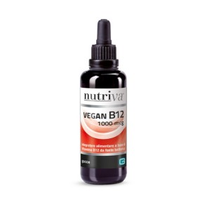 Nutriva vegan b12 liquido integratore 50 ml cabassi e giuriati