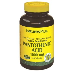 Acido pantotenico 1000 mg integratore alimentare 60 tavolette la strega