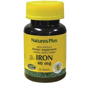 Ferro 40 mg integratore alimentare 90 tavolette la strega