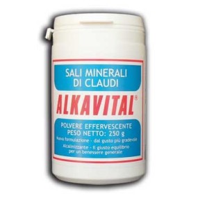 Alkavital sali minerali di claudi integratore alimentare in polvere 250 gr la strega
