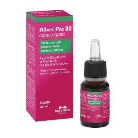 Ribes pet 80 gocce olio 25 ml con contagocce