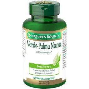 Verde palma nana integratore alimentare 100 capsule nature's bounty