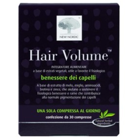 Hair volume integratore alimentare 30 compresse new nordic