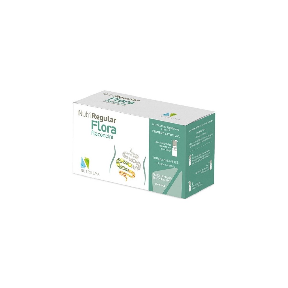 Nutriregular flora 10 flaconcini 8 ml