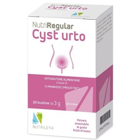 Nutriregular cyst urto integratore alimentare 20 bustine nutrileya