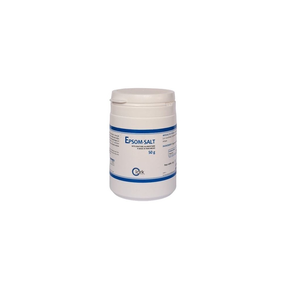 Epsom salt integratore alimentare in polvere 50 g origini naturali