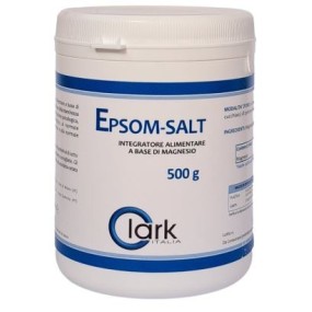 Epsom salt integratore alimentare in polvere 500 g origini naturali