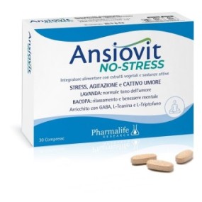 Ansiovit no-stress integratore alimentare 30 compresse pharmalife