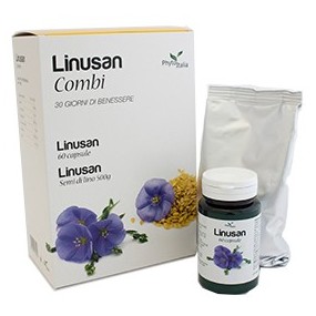 Linusan combi integratore alimentare in polvere 500 g + 60 capsule phytoltalia